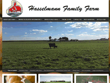 Tablet Screenshot of hasselmannfarm.com